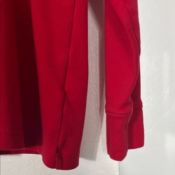 Lands' End Vibrant Red Long Sleeve Top - Picture 3 of 5